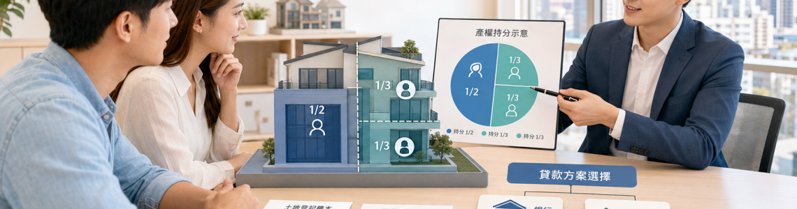 持分共有房屋可以貸款嗎？銀行、民間二胎與公同共有風險一次看懂