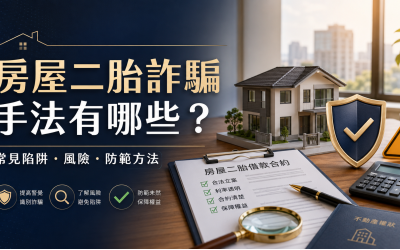 房屋二胎詐騙手法有哪些？常見陷阱、新聞案例、風險與防範方法完整指南