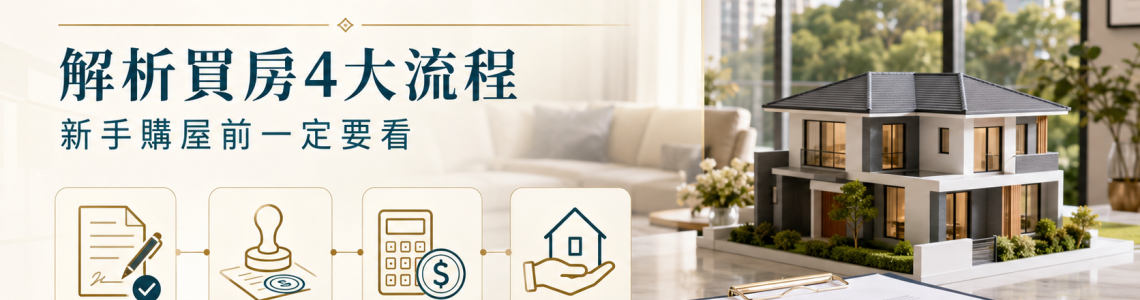 房屋買賣注意事項總整理：解析買房4大流程，新手購屋前一定要看