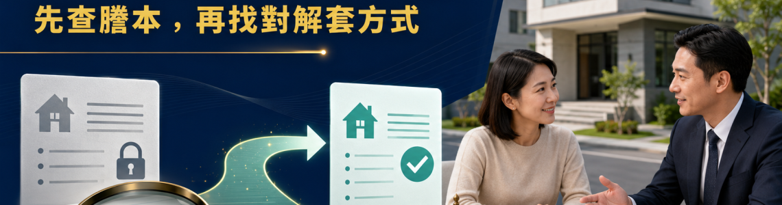 私人設定貸款是什麼？房屋被設定怎麼解除？類型、風險與解套流程一次看