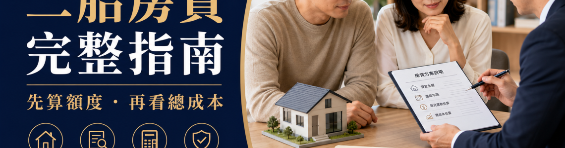 二胎房貸是什麼？申請條件、利率、額度、流程與風險完整指南